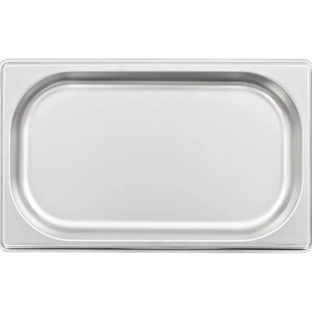 vidaXL Cocina Y Comedor-Bandejas Gastronorm 12 unidades GN 1/4 20 mm acero inoxidable