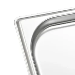 vidaXL Bandejas Gastronorm 12 unidades GN 1/3 20 mm acero inoxidable New