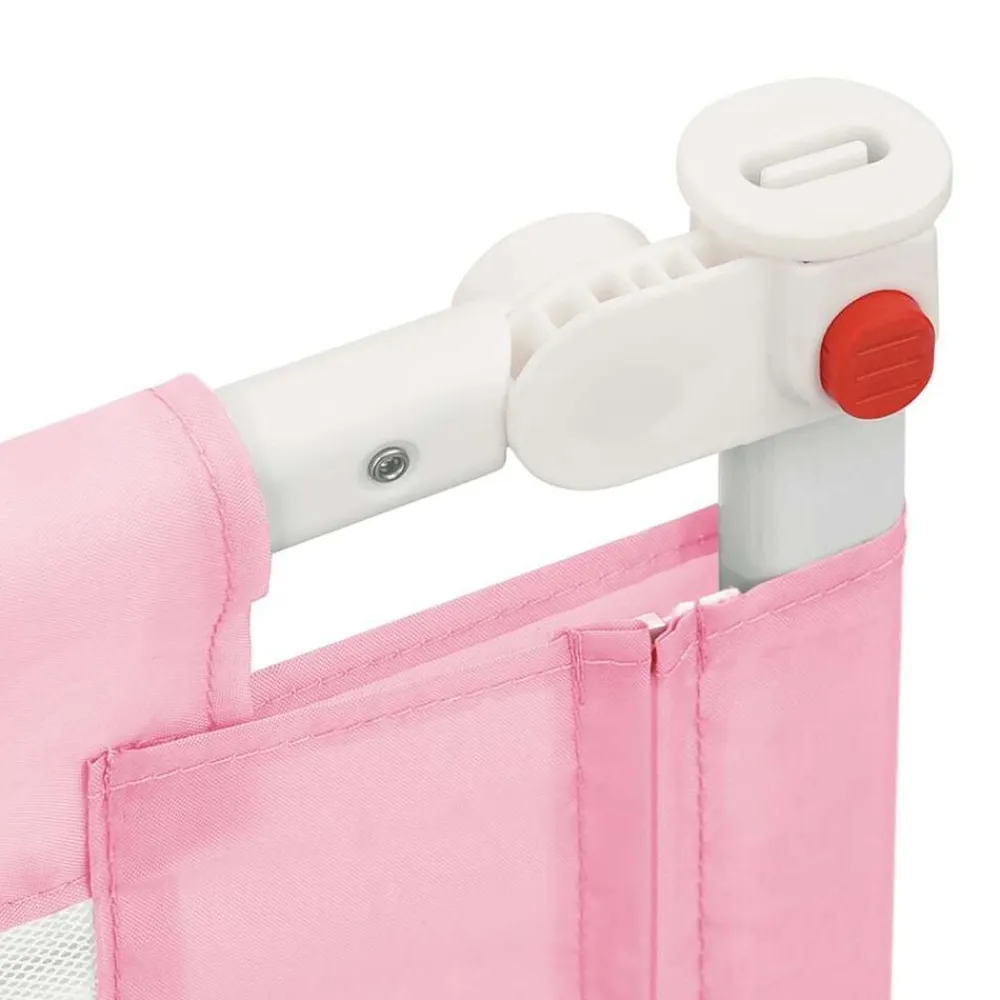 Niños vidaXL Protección Para El Bebé-Barandilla de seguridad cama de niño tela 100x25 cm
