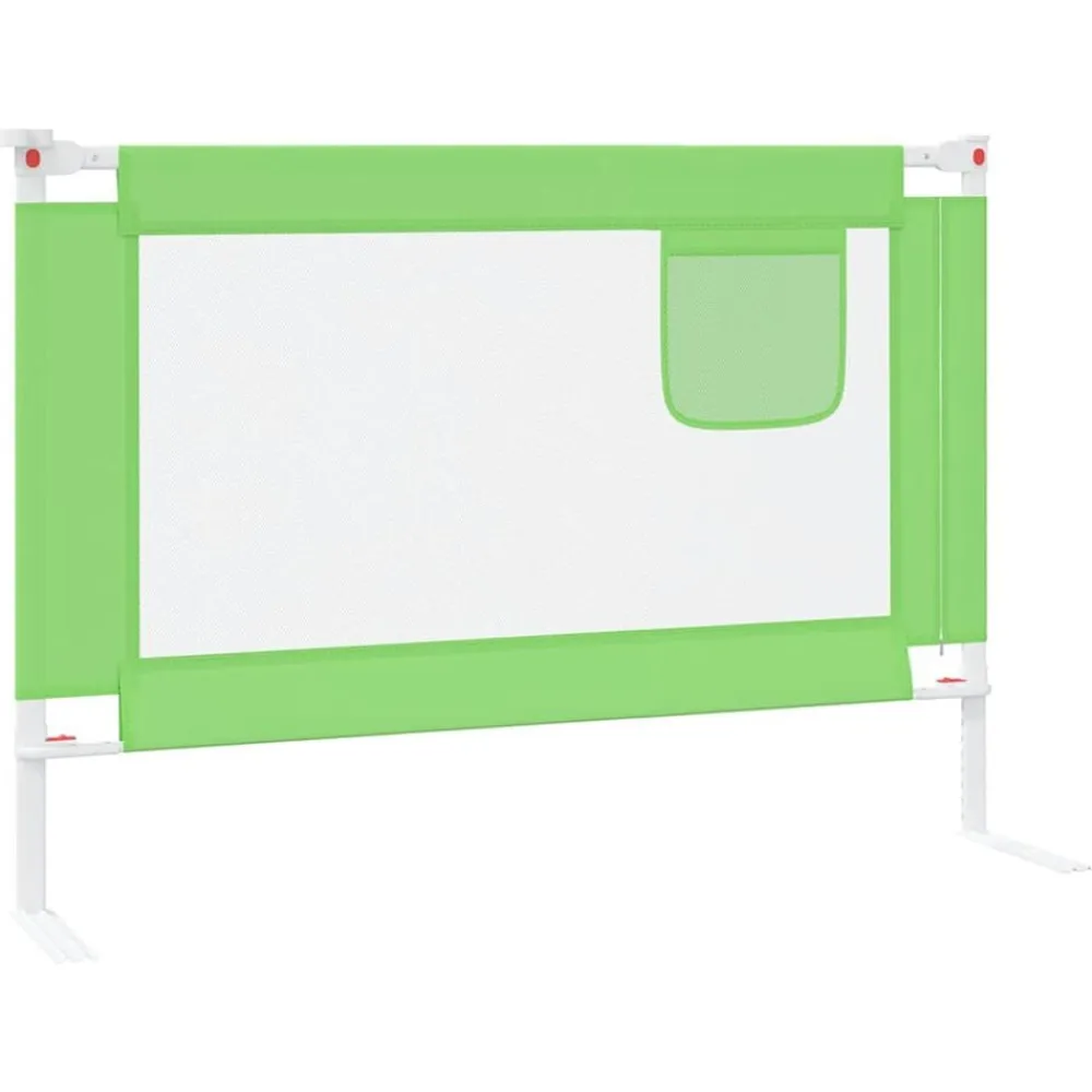 Niños vidaXL Protección Para El Bebé-Barandilla de seguridad cama de niño tela 90x25 cm