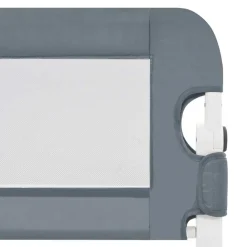 Niños vidaXL Protección Para El Bebé-Barandilla de seguridad cama de niño poliéster 102x42 cm