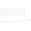 Niños vidaXL Protección Para El Bebé-Barandilla de seguridad cama niño blanco hierro (76-137)x55 cm