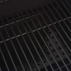 vidaXL Cocina Y Comedor-Barbacoa Ahumador al carbón con estante inferior negro
