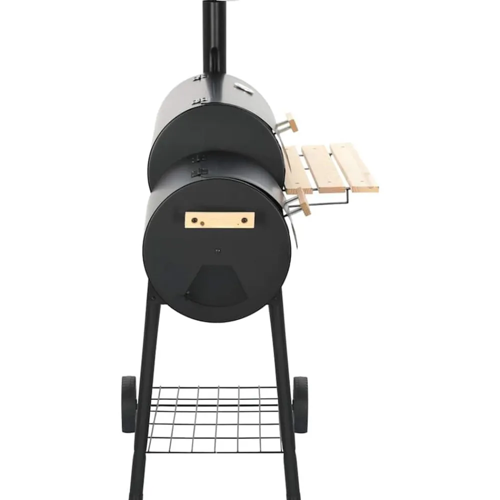 vidaXL Cocina Y Comedor-Barbacoa clásica de carbón con ahumador