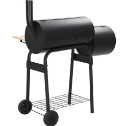 vidaXL Cocina Y Comedor-Barbacoa clásica de carbón con ahumador