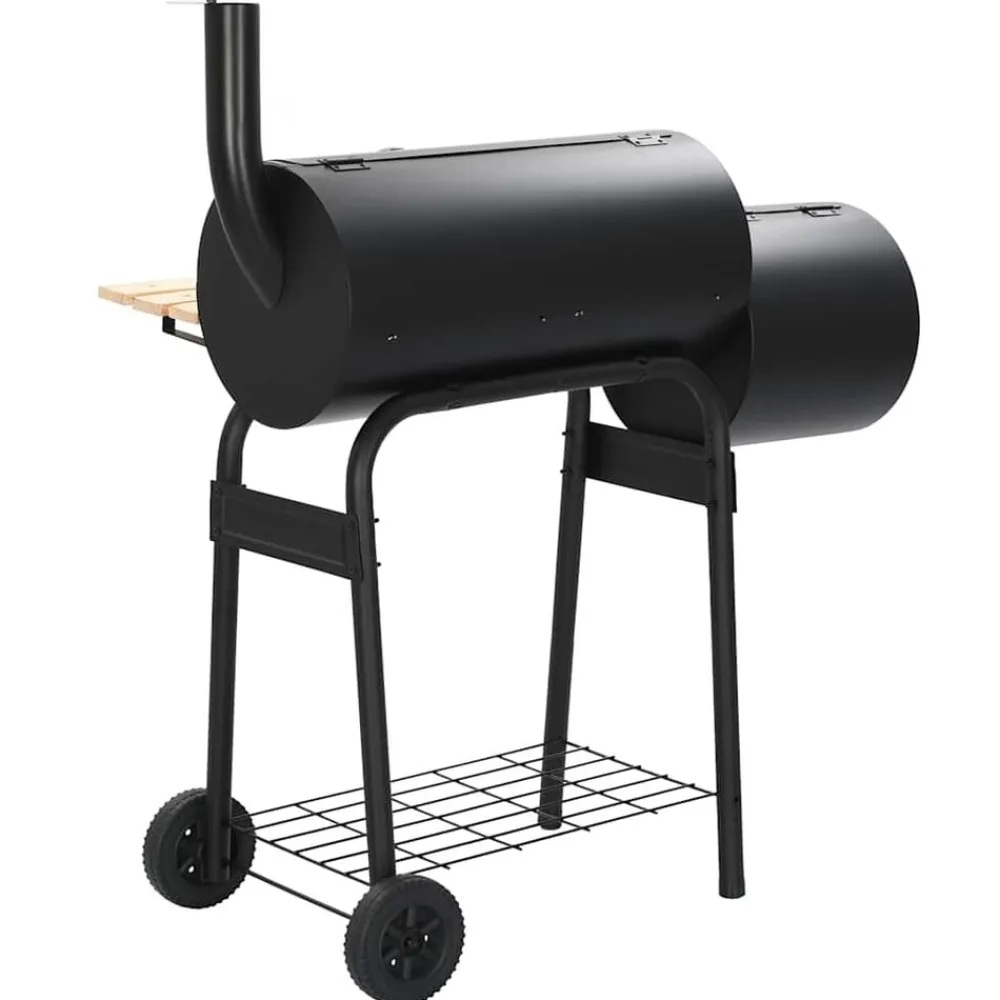 vidaXL Cocina Y Comedor-Barbacoa clásica de carbón con ahumador