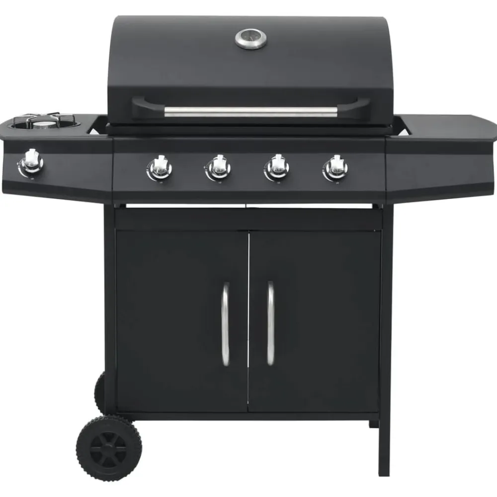 vidaXL Cocina Y Comedor-Barbacoa grill de gas 4+1 quemadores