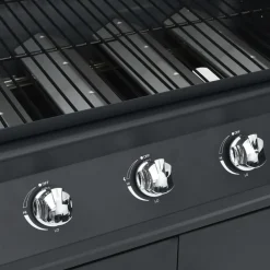 vidaXL Cocina Y Comedor-Barbacoa grill de gas 4+1 quemadores