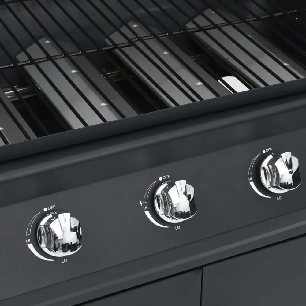 vidaXL Cocina Y Comedor-Barbacoa grill de gas 4+1 quemadores