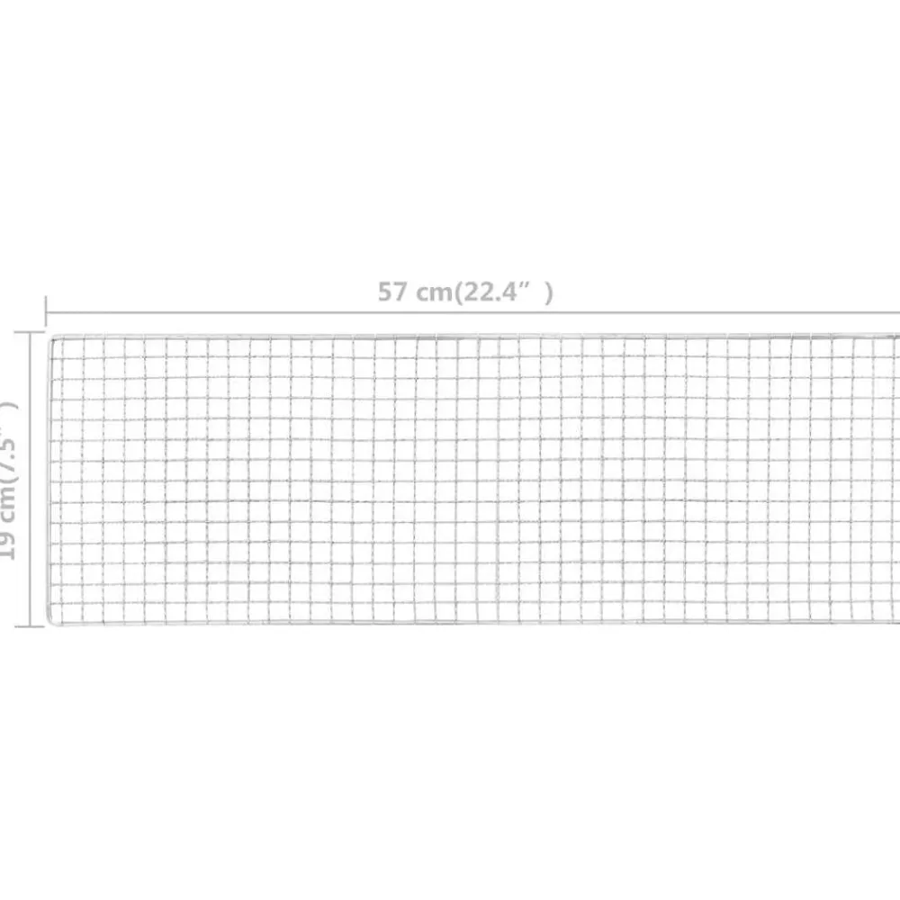 vidaXL Cocina Y Comedor-Barbacoa portátil para camping 60x22,5x33 cm