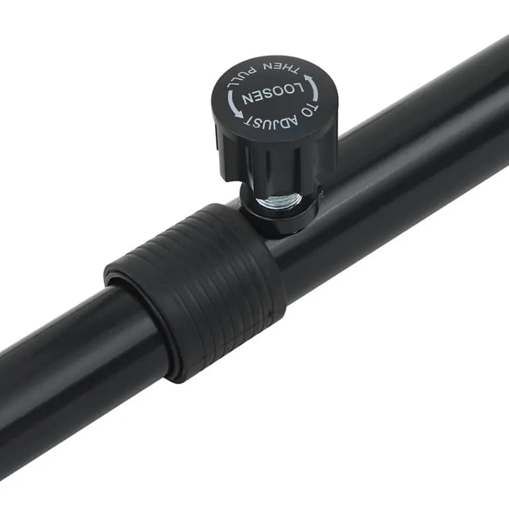 vidaXL Barra de Dips Manual Negro 116 x 66 x 74,5 cm Outlet
