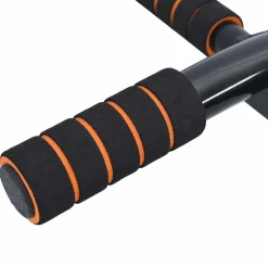 VidaXL Fitness Y Musculación-Barra de Dominadas Negro y rojo 92 x 51 x 18 cm