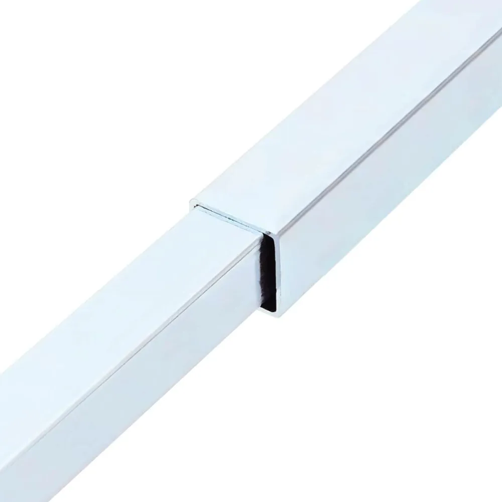 vidaXL Barra de seguridad ajustable para ventanas 6 pcs Acero Plateado Outlet