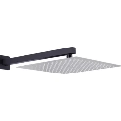 vidaXL Fontanería-Barra de soporte ducha cuadrada acero inox 201 40 cm
