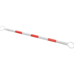 vidaXL Barras retráctiles de cono de tráfico 2 uds plástico 116-197 cm