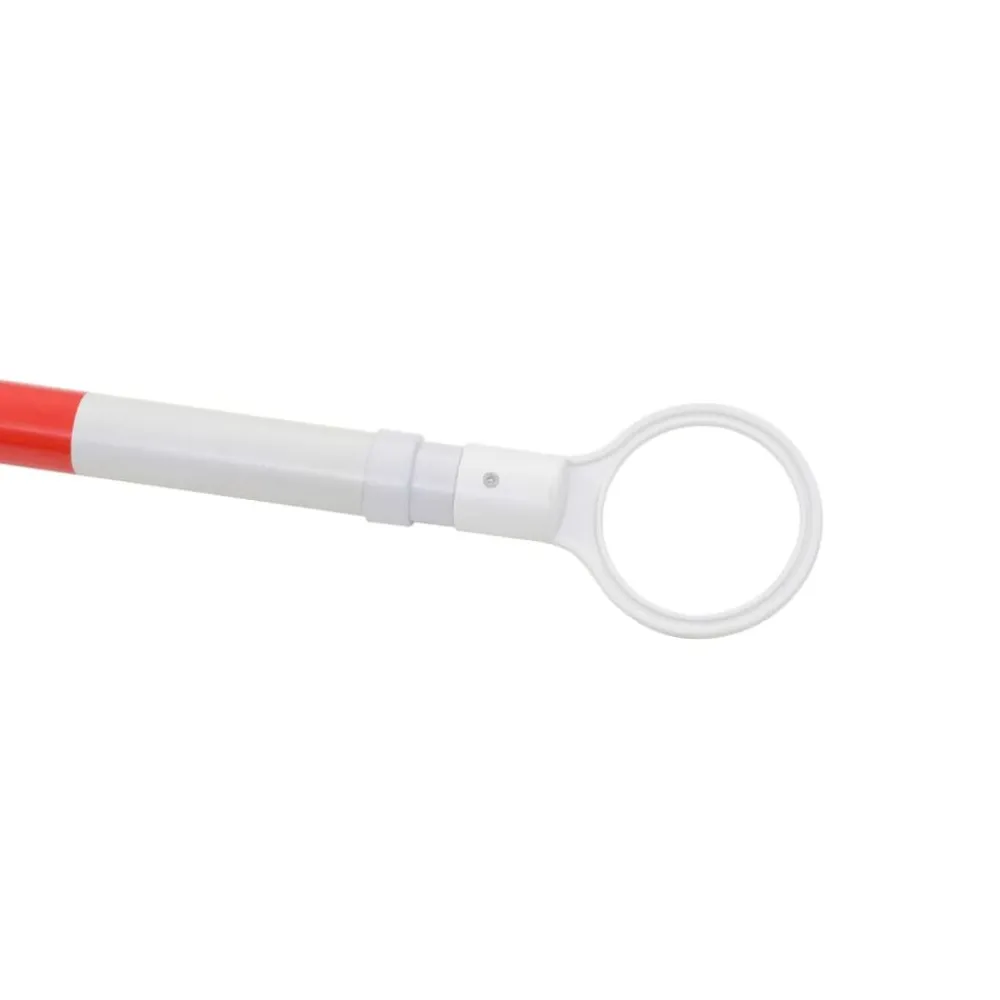vidaXL Barras retráctiles de cono de tráfico 2 uds plástico 116-197 cm
