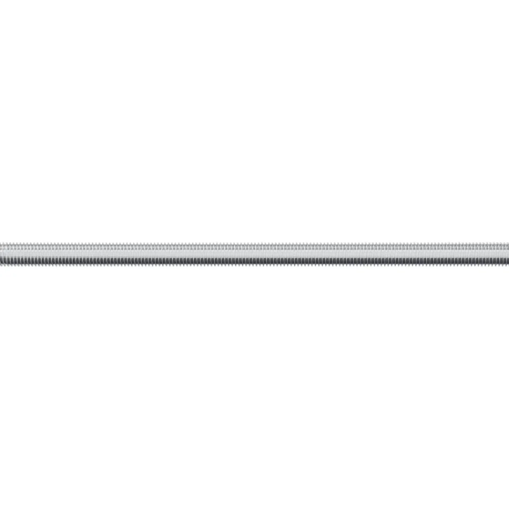 vidaXL Barras roscadas 2 pcs Plateado M6 x 120 mm Metal Hot
