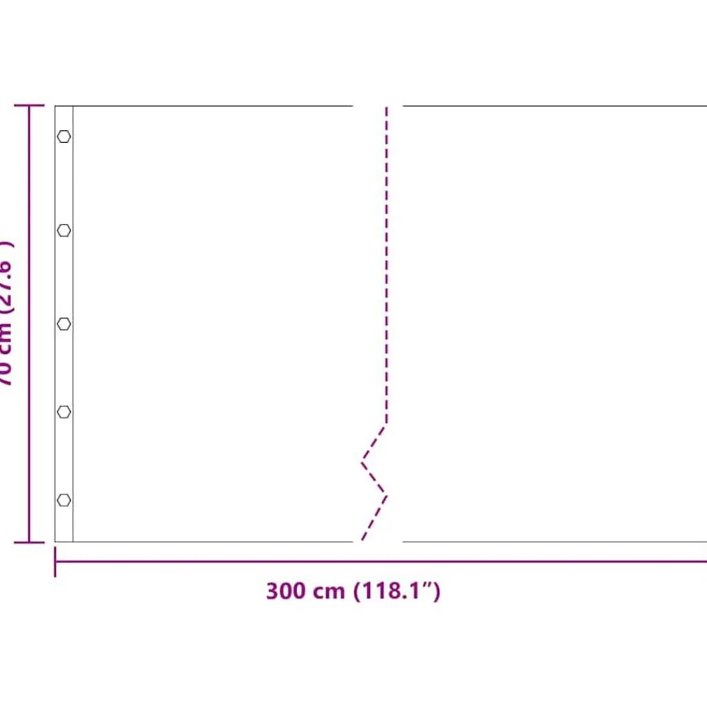 vidaXL Barrera antirraíces Negro 0,7 x 3 m Polietileno