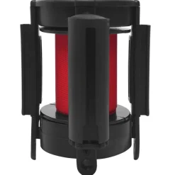 vidaXL Barrera de cinta retráctil 200 cm Rojo Discount