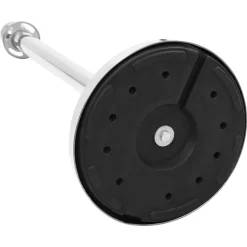 vidaXL Barrera portátil de colas VIP 3 pzas acero inoxidable Plateado