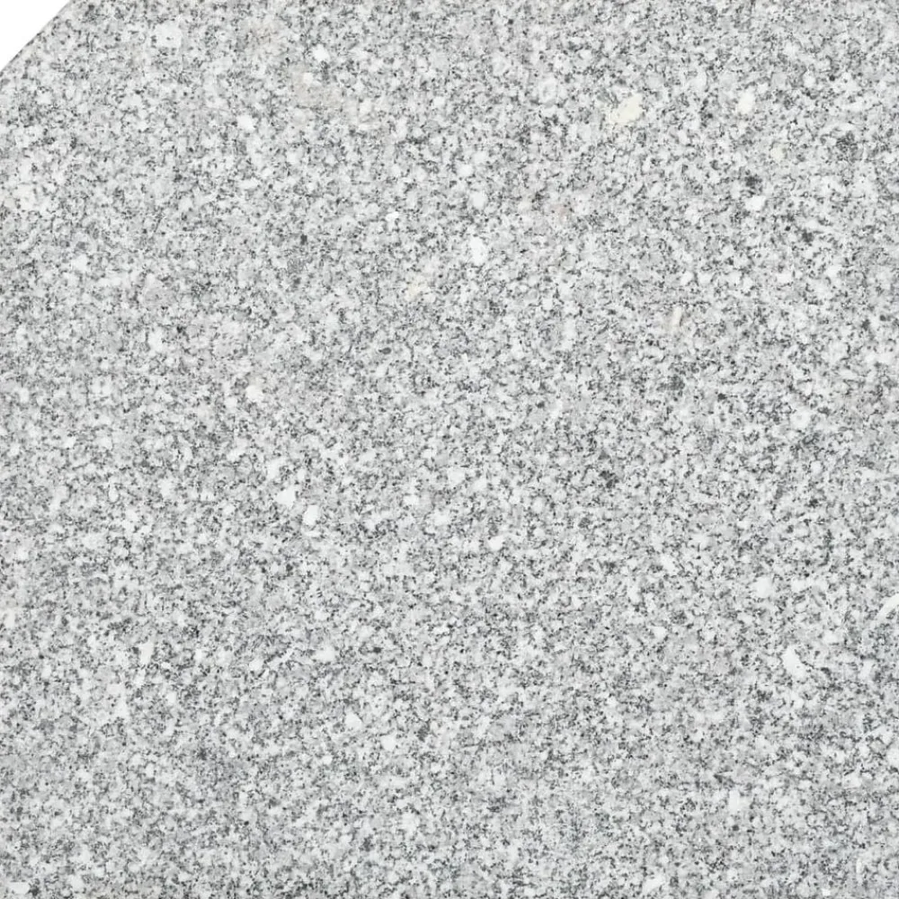 vidaXL Base de peso de sombrilla de granito cuadrada 25 kg Gris