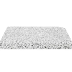 vidaXL Base de peso de sombrilla de granito cuadrada 25 kg Gris