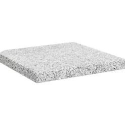 vidaXL Base de peso de sombrilla de granito cuadrada 25 kg Gris