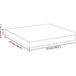 vidaXL Base de peso de sombrilla de granito cuadrada 25 kg Gris