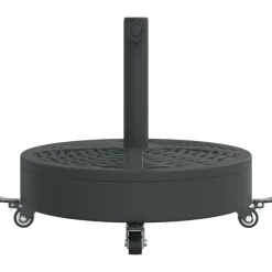 vidaXL Jardín-Base de sombrilla redonda con ruedas para palo Ø38/48 mm 27 kg