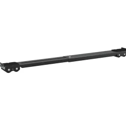 vidaXL Base para lavadora 2 pcs 72 x 5 x 4,5 cm Acero inoxidable Negro