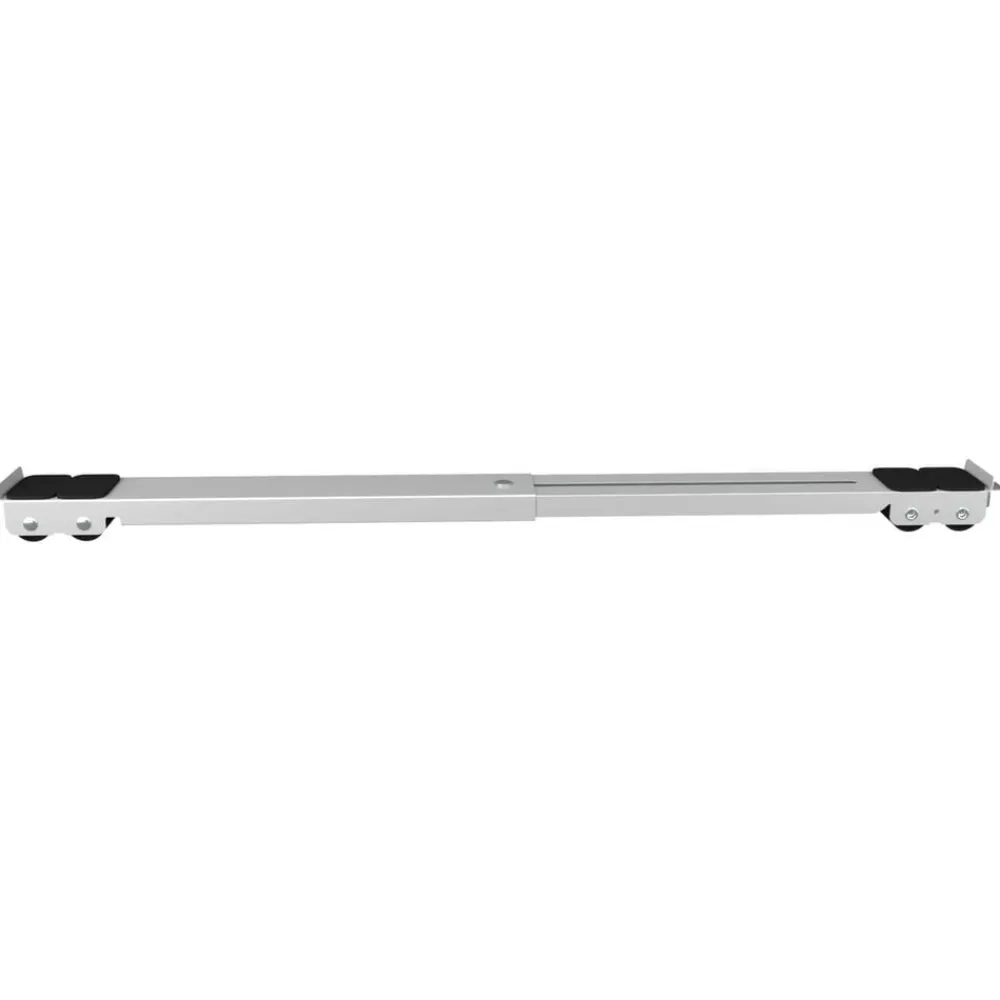 vidaXL Base para lavadora Manual 2 pcs Plateado 72 x 5 x 4,5 cm White New