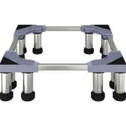 vidaXL Base para lavadora Gris 67 x 67 x 21,5 cm Acero inoxidable Clearance