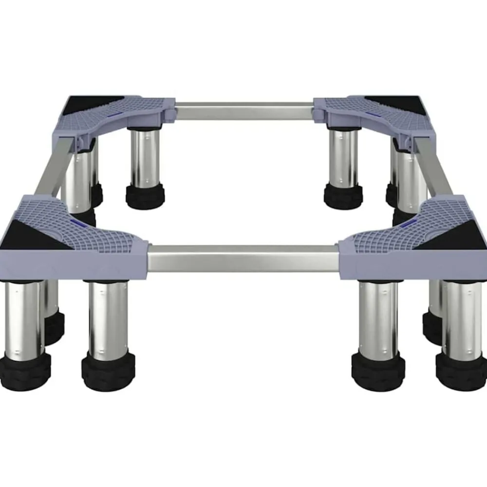 vidaXL Base para lavadora Gris 67 x 67 x 21,5 cm Acero inoxidable Clearance