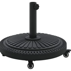 vidaXL Base para sombrilla Art Deco Negro Ø 45 x 39.5 cm Hierro Sale