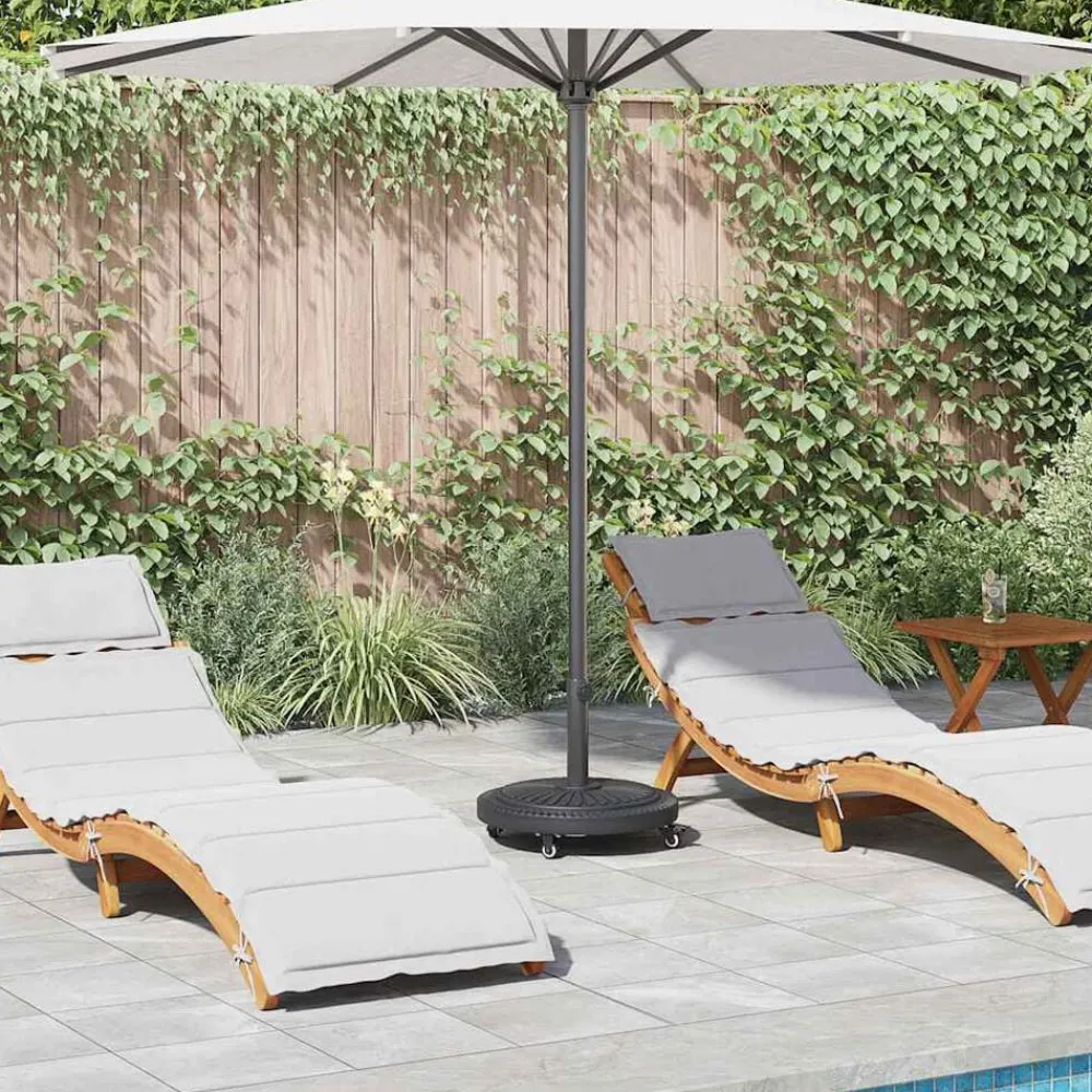 vidaXL Base para sombrilla Art Deco Negro Ø 45 x 39.5 cm Hierro Sale