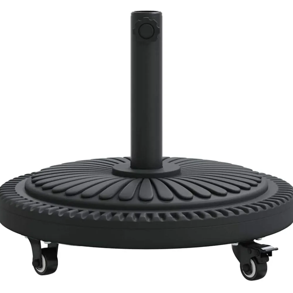 vidaXL Base para sombrilla Art Deco Negro Ø 45 x 39.5 cm Hierro Sale