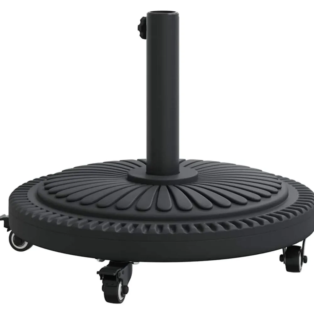 vidaXL Base para sombrilla Art Deco Negro Ø 45 x 39.5 cm Hierro Sale