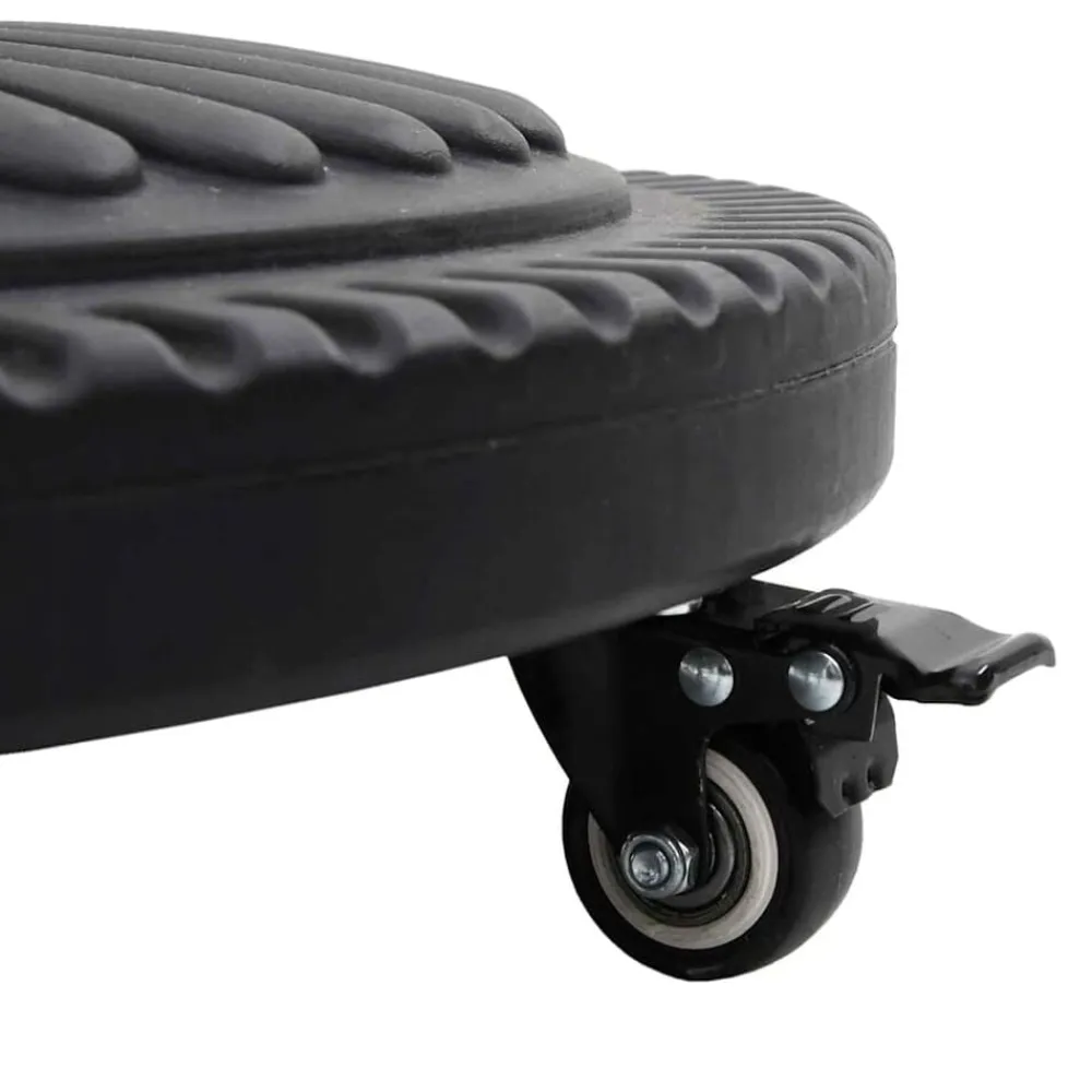 vidaXL Base para sombrilla Art Deco Negro Ø 45 x 39.5 cm Hierro Sale