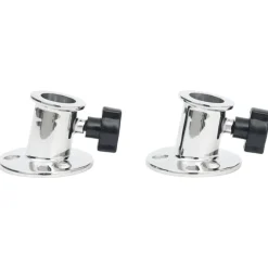 vidaXL Base redonda bimini para tubo de 26 mm 2 uds acero inoxidable Online