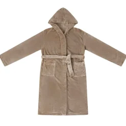 vidaXL Bata con Capucha s Franela Camel Best