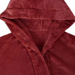 vidaXL Ropa Y Accesorios-Bata con Capucha s Franela
