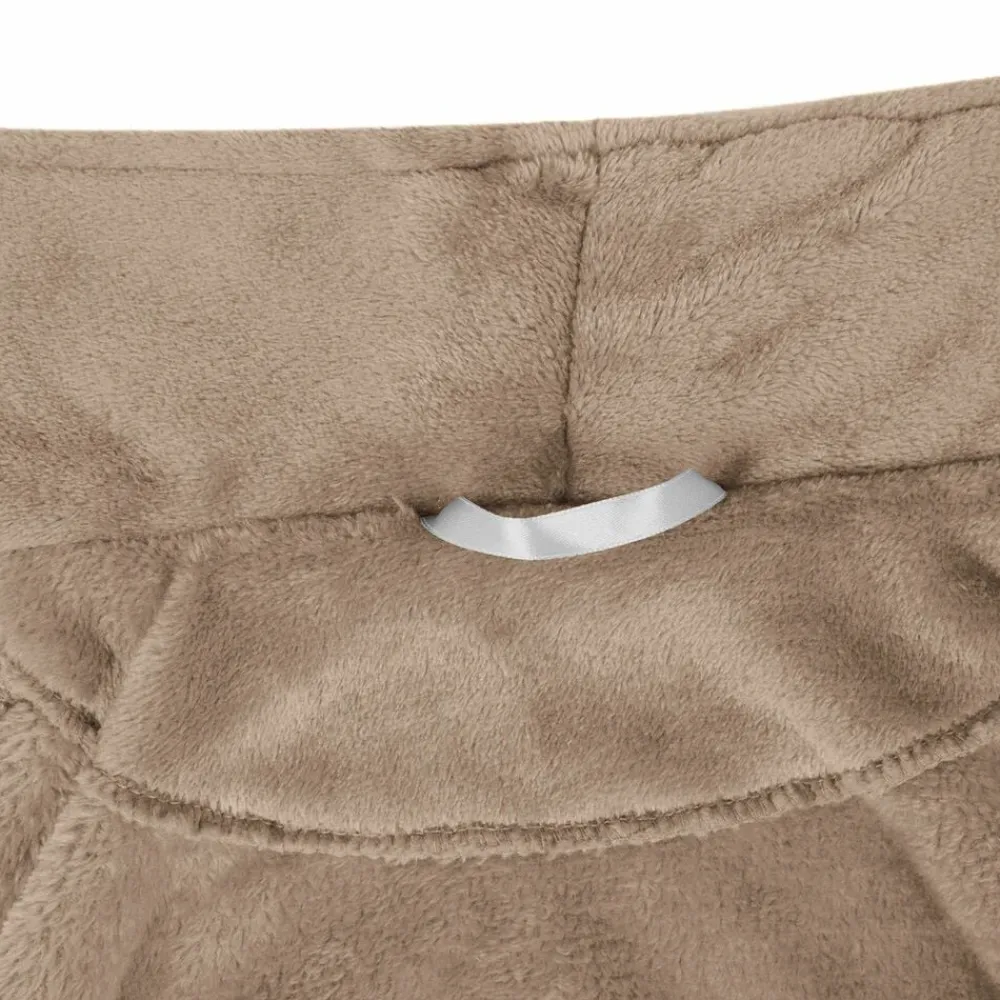 vidaXL Bata sin capucha s Franela Camel Discount