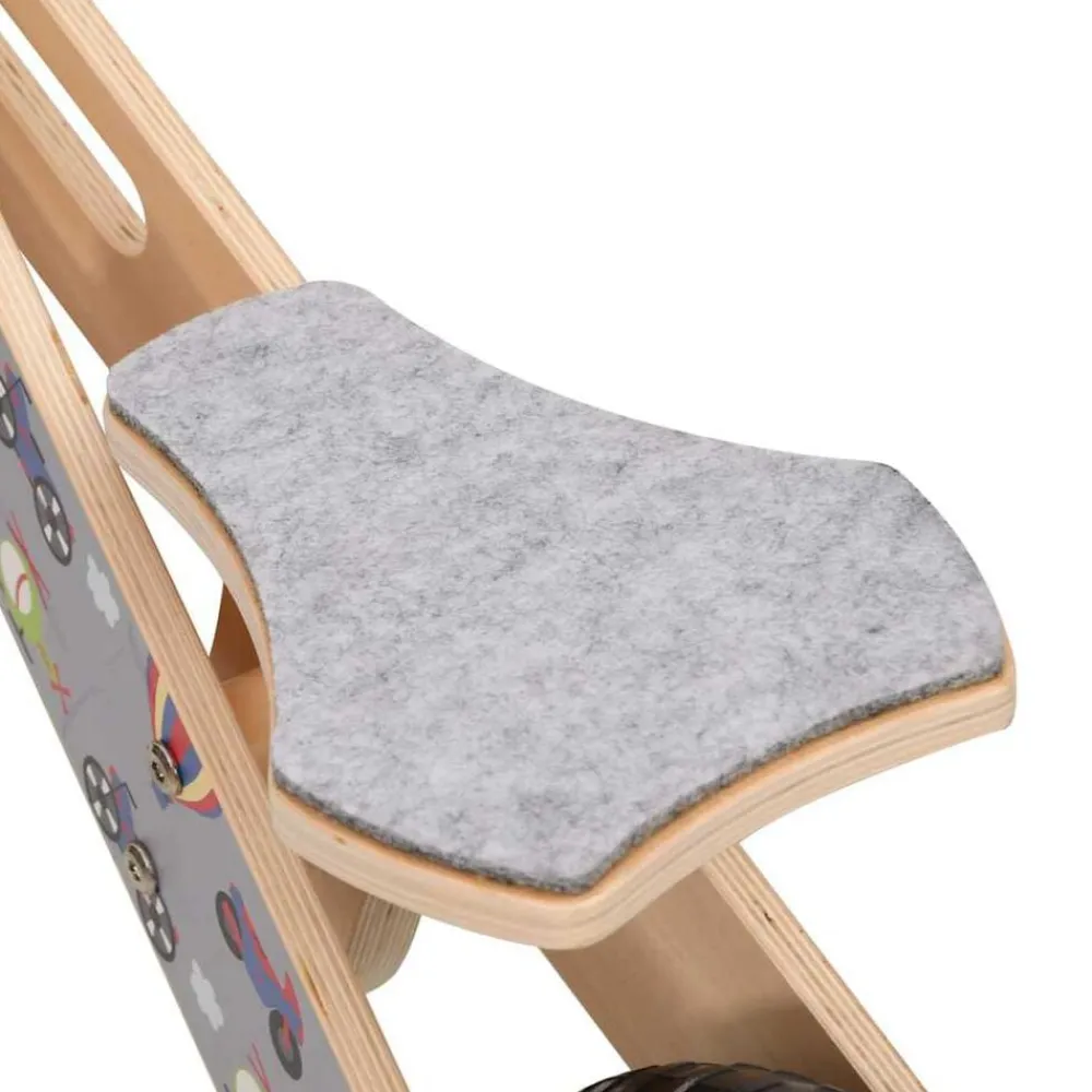 vidaXL Juguetes-Bicicleta de equilibrio para niños estampado