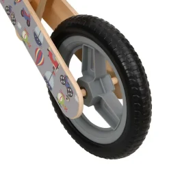 vidaXL Juguetes-Bicicleta de equilibrio para niños estampado