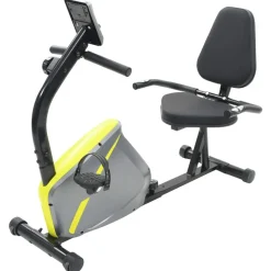 vidaXL Fitness Y Musculación-Bicicleta estática reclinada magnética con pulsómetro