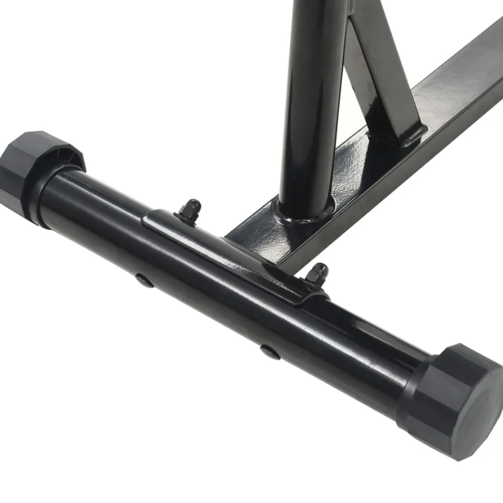 vidaXL Fitness Y Musculación-Bicicleta estática reclinada magnética con pulsómetro