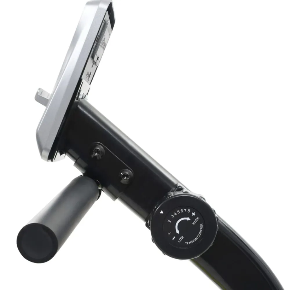 vidaXL Fitness Y Musculación-Bicicleta estática reclinada magnética con pulsómetro
