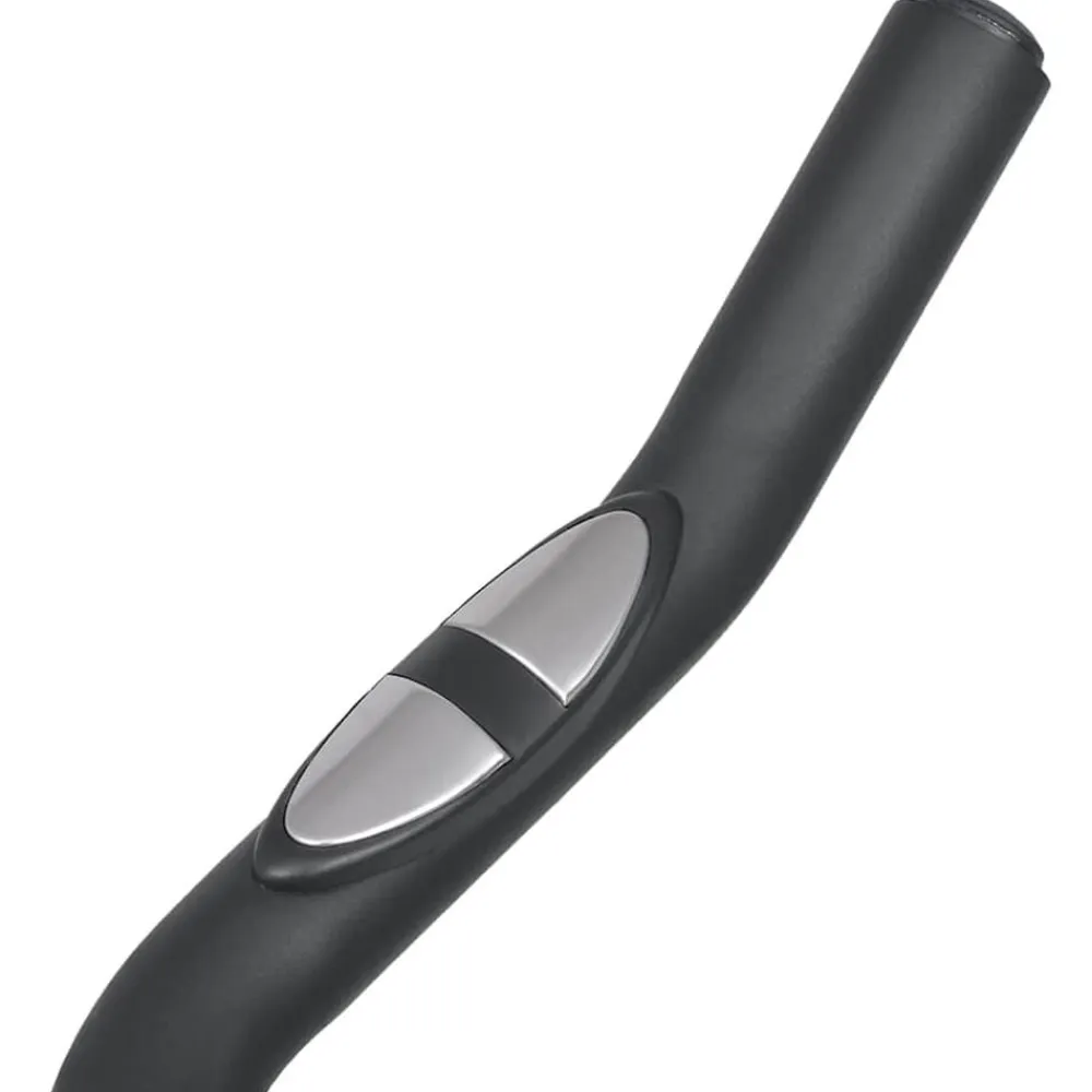 vidaXL Bicicleta estática con sensores de pulso negra y roja Negro Sale