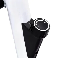vidaXL Fitness Y Musculación-Bicicleta estática con resistencia de cinta negra