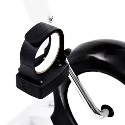 vidaXL Fitness Y Musculación-Bicicleta estática con resistencia de cinta negra